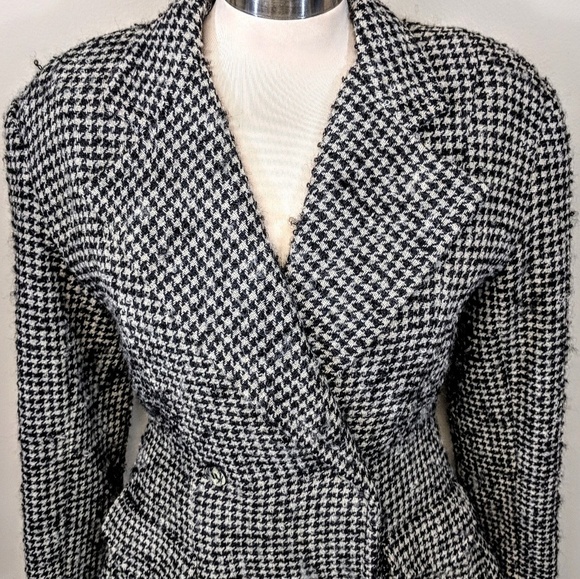 Patrick Kelly Couture Wool Pleated Coat w/Boning - Picture 3 of 8